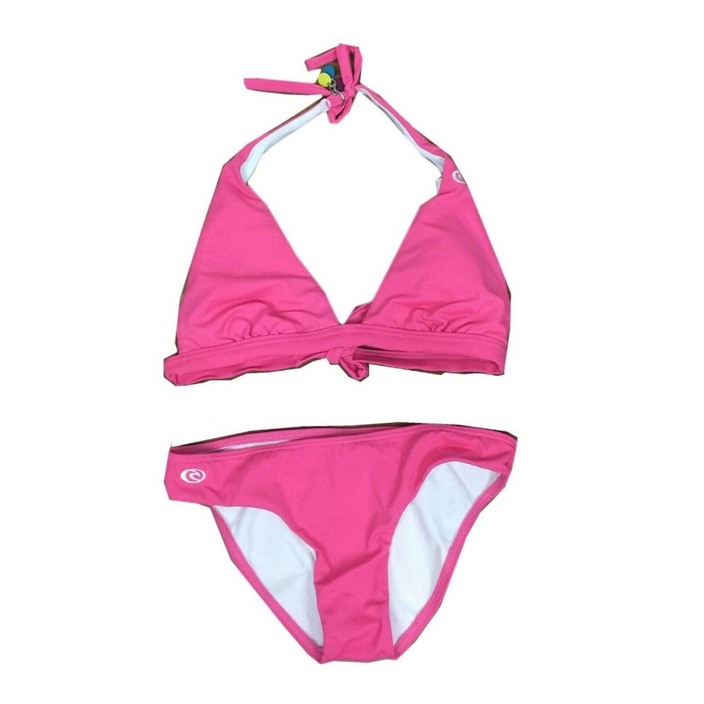 Rip Curl Hot Pink Triangle Halter Bikini